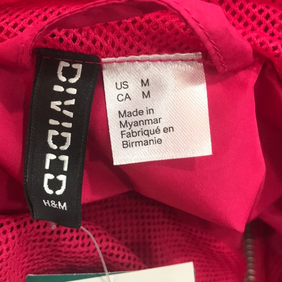 DIVIDED BY H&M WOMEN'S HOODED JACKET SIZE MEDIUM PINK - Picture 4 of 6